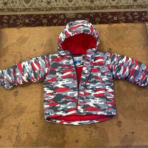 Columbia Camouflage Puffer Jacket with Hood